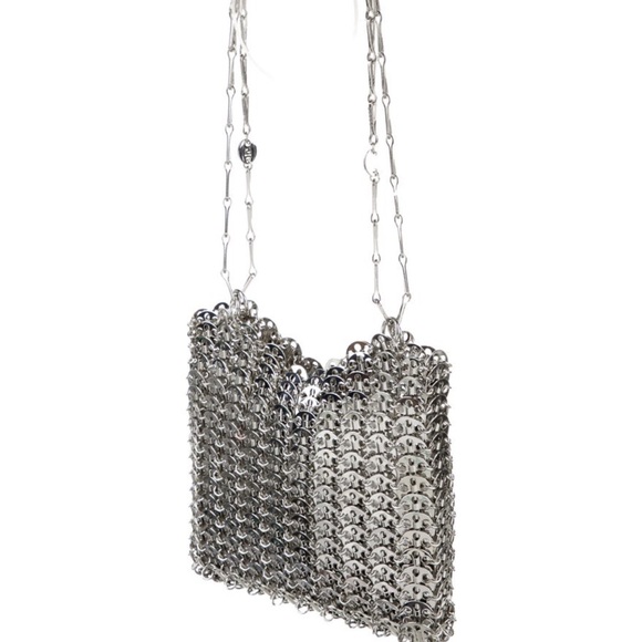 Paco Rabanne Iconic 1969 Silver Chainmail Shoulder Bag - Picture 3 of 8